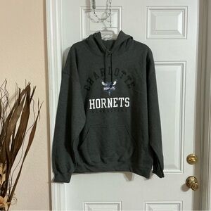 NBA Charlotte Hornets Gray Hoodie with Logo Size L